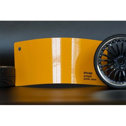Araç Kaplama Folyosu Oracal 970 Glossy (Parlak) 020 Golden Yellow Taksi Sarısı - 3