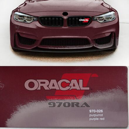 Araç Kaplama Folyosu Oracal 970 Glossy (Parlak) 026 Purple Red - 2