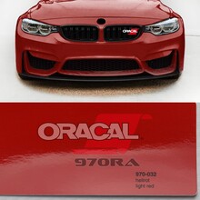 Araç Kaplama Folyosu Oracal 970 Glossy (Parlak) 032 Light Red - 2