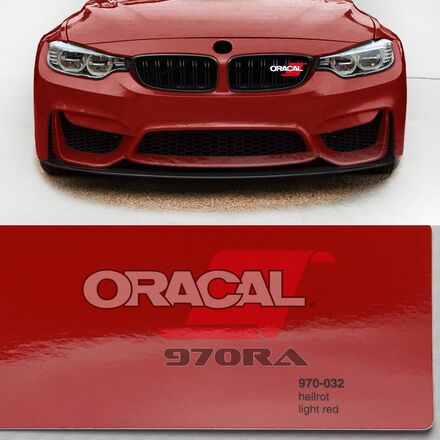 Araç Kaplama Folyosu Oracal 970 Glossy (Parlak) 032 Light Red - 2