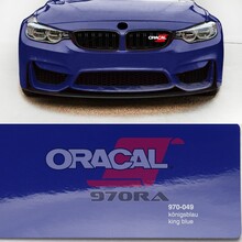 Araç Kaplama Folyosu Oracal 970 Glossy (Parlak) 049 King Blue - 2