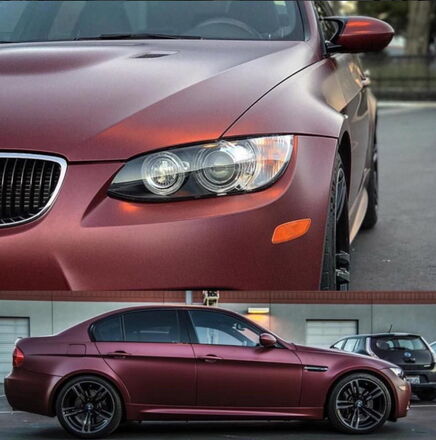 Araç Kaplama Folyosu Oracal 970 Matt 369 Red Brown Metallic - 2