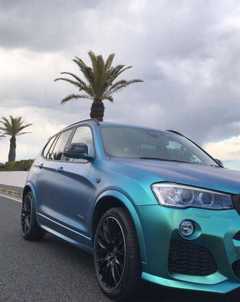 Araç Kaplama Folyosu Oracal 970 Matt 988 Green Blue