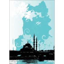 İstanbul - duvar posteri istanbul 6247897