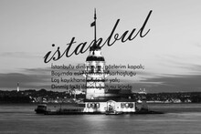 İstanbul - duvar posteri istanbul N136