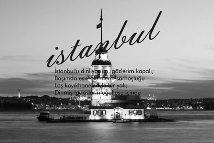 duvar posteri istanbul N136