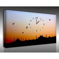 Mykağıtcım Kanvas Saat 70x50 cm - kanvas saat istanbul 70-50 (4)