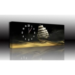 Mykağıtcım Kanvas Saat 90x30 cm - kanvas saat panoramik 90-30 (19)