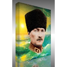 Kanvas Tablo Atatürk - Kanvas Tablo 01079