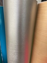 Kointec Kalın Yapışkanlı Folyo IM912-2 İnoks<br>123cmx1mt - Kointec Metal