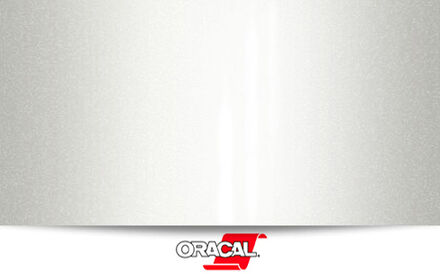 Simli Araç Kaplama Folyosu Oracal 970 Glossy (Parlak) 090 Silver Grey - 1
