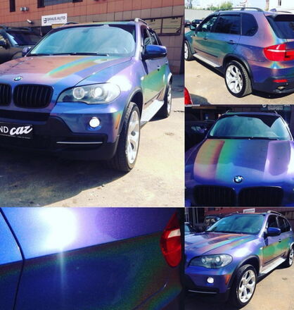 Simli Araç Kaplama Folyosu Oracal 970 Glossy (Parlak) 155 Intergalactic Blue