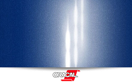 Simli Araç Kaplama Folyosu Oracal 970 Glossy (Parlak) 192 Deep Blue Metallic - 1