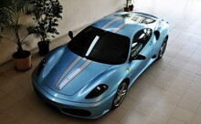 Simli Araç Kaplama Folyosu Oracal 970 Glossy (Parlak) 195 Dove Blue Metallic - 2