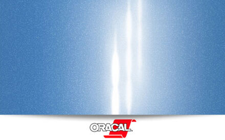 Simli Araç Kaplama Folyosu Oracal 970 Glossy (Parlak) 197 Azure Metallic - 1