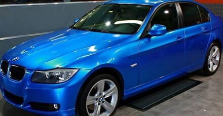 Simli Araç Kaplama Folyosu Oracal 970 Glossy (Parlak) 197 Azure Metallic - 2