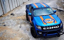 Simli Araç Kaplama Folyosu Oracal 970 Glossy (Parlak) 197 Azure Metallic - 3
