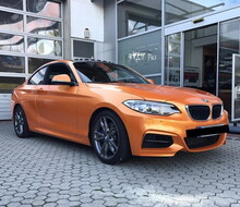 Simli Araç Kaplama Folyosu Oracal 970 Glossy (Parlak) 300 Mandarin - 2