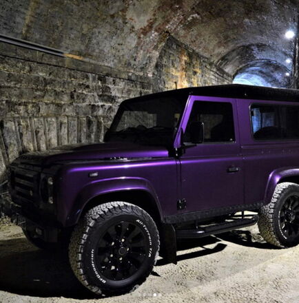 Simli Araç Kaplama Folyosu Oracal 970 Glossy (Parlak) 406 Violet Metallic - 2