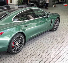 Simli Araç Kaplama Folyosu Oracal 970 Glossy (Parlak) 677 Fir Green Metallic - 3