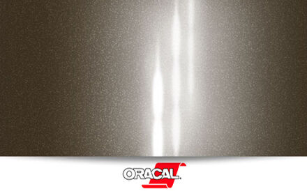 Simli Araç Kaplama Folyosu Oracal 970 Glossy (Parlak) 874 Orient Brown Metallic - 1