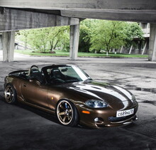 Simli Araç Kaplama Folyosu Oracal 970 Glossy (Parlak) 874 Orient Brown Metallic - 2
