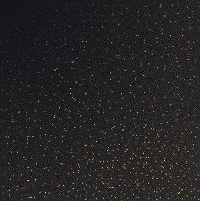 Simli Araç Kaplama Folyosu Oracal 970 Glossy (Parlak) 905 Black Galactic Gold - 1