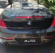 Simli Araç Kaplama Folyosu Oracal 970 Glossy (Parlak) 905 Black Galactic Gold - 2