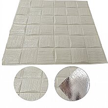 Yapışkanlı Duvar Paneli mfw-107 Beyaz Üç Boyutlu - Duvar Paneli 70 cm