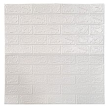 Yapışkanlı Duvar Paneli mfw-100 Beyaz - Duvar Paneli 70 cm