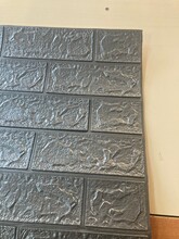 Yapışkanlı Duvar Paneli mfw-103 Koyu Gri - 4