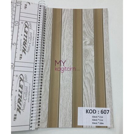 Yapışkanlı Folyo 607 Ahşap 53 cm*1 mt