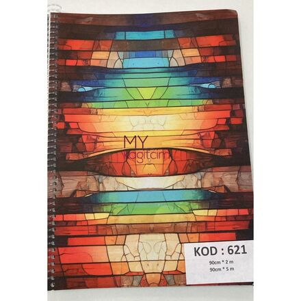 Yapışkanlı Folyo 621 Cam Vitray 90 cm*1 mt