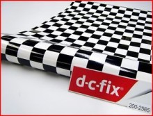 Yapışkanlı Folyo D-C-Fix 200-2565 Monza Schwarz weiss - 2