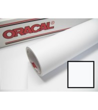 Oracal - Yapışkanlı Folyo Oracal 010 Beyaz Mat Arkası Gri
