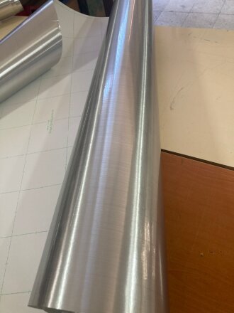 Yapışkanlı Folyo İthal Krom Gümüş İnoks 907 - 5