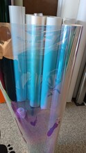 Yapışkanlı Folyo Şeffaf Hologram<br>100cmx1mt - 3